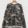 Anaya Textured Drop Shoulder Long Sleeve Top