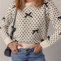 Scarlett Contrast Ribbed Edge Sweater