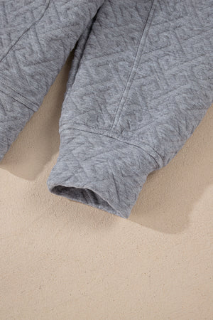 Saige Half Zipper Collared Sweatshirt
