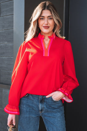Celine Long Sleeve Blouse Long Sleeve Top