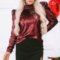 Amara Mock Bubble Sleeve Top