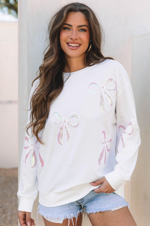 Saratris Drop Shoulder Oversized Sweatshirt