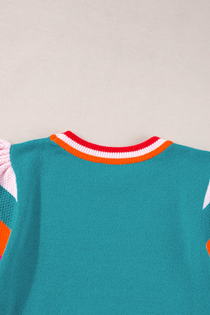 Sophia Flutter Sleeves Knitted Sweater
