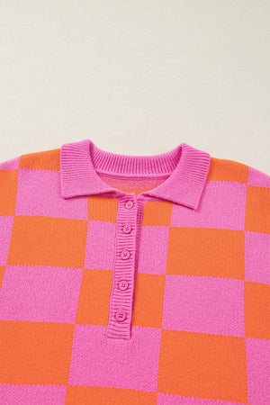 Meredith Polo Collar Baggy Sweater