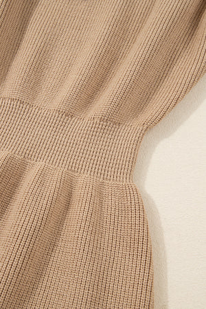 Zariah Embellished Keyhole Ribbed Sweater