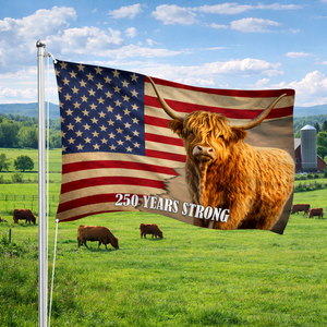 Custom Photo 250 Years Strong House Flag For Farmer TH10 898843