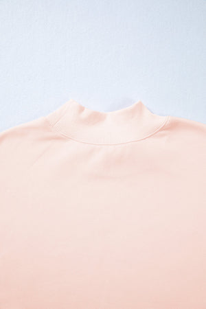 Blessed Embroidered Mock Sweatshirt