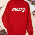 Isabella Sleeves Christmas Turtleneck Sweater
