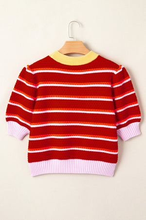 Lennox Trim Half Sleeve Sweater