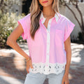 Francesca Short Sleeve Up Shirt