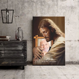Personalized Canvas Prints, Custom Photo And Name, Memorial Gift, Mom Loss Gift, Dad Loss Gift Dem Canvas