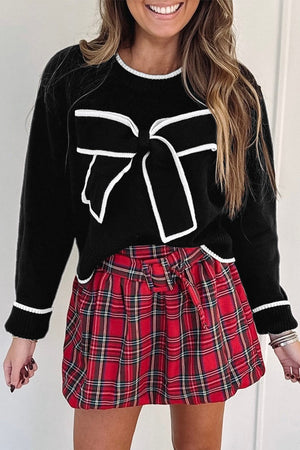 Malaysia accent Holiday Cropped Sweater