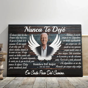 Lienzo Personalizado, Foto Personalizada, Regalos Conmemorativos, Nunca Te Dejé Dem Canvas