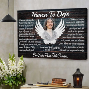 Lienzo Personalizado, Foto Personalizada, Regalos Conmemorativos, Nunca Te Dejé Dem Canvas