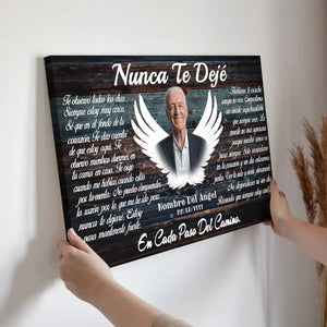 Lienzo Personalizado, Foto Personalizada, Regalos Conmemorativos, Nunca Te Dejé Dem Canvas