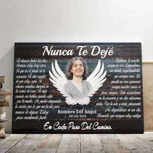 Lienzo Personalizado, Foto Personalizada, Regalos Conmemorativos, Nunca Te Dejé Dem Canvas