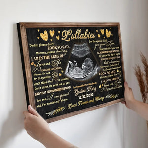 Memorial Canvas - Personalized Canvas Prints - Custom Photo, Gift For Loss Of Stillborn Infant Miscarriage Child