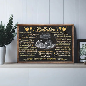 Memorial Canvas - Personalized Canvas Prints - Custom Photo, Gift For Loss Of Stillborn Infant Miscarriage Child
