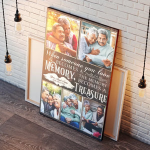 Personalized Photo Canvas Prints, Custom Photo, Memorial Gift, Sympathy Gift, Remembrance Gift Dem Canvas