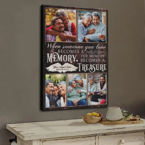 Personalized Photo Canvas Prints, Custom Photo, Memorial Gift, Sympathy Gift, Remembrance Gift Dem Canvas