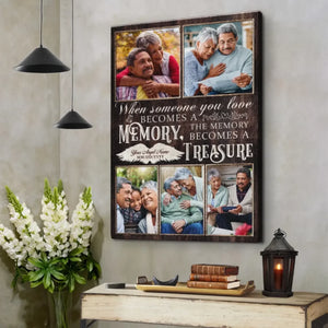 Personalized Photo Canvas Prints, Custom Photo, Memorial Gift, Sympathy Gift, Remembrance Gift Dem Canvas