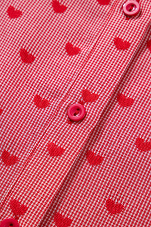 Charlie Sleeve Loose Valentine Shirt