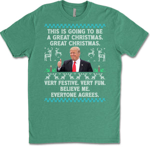 This Is Going To Be A Great Christmas, Funny Trump Ugly Sweater, Trump 2024 Sweatshirt, Trump Supporters Christmas Sweatshirt T1377 - GOP