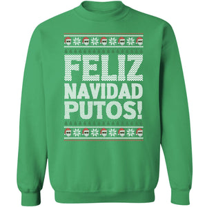Feliz Navidad Putos Ugly Sweater, Republican Shirt, Trump 2024 Sweatshirt, Trump Supporters Christmas Sweatshirt T1379 - GOP