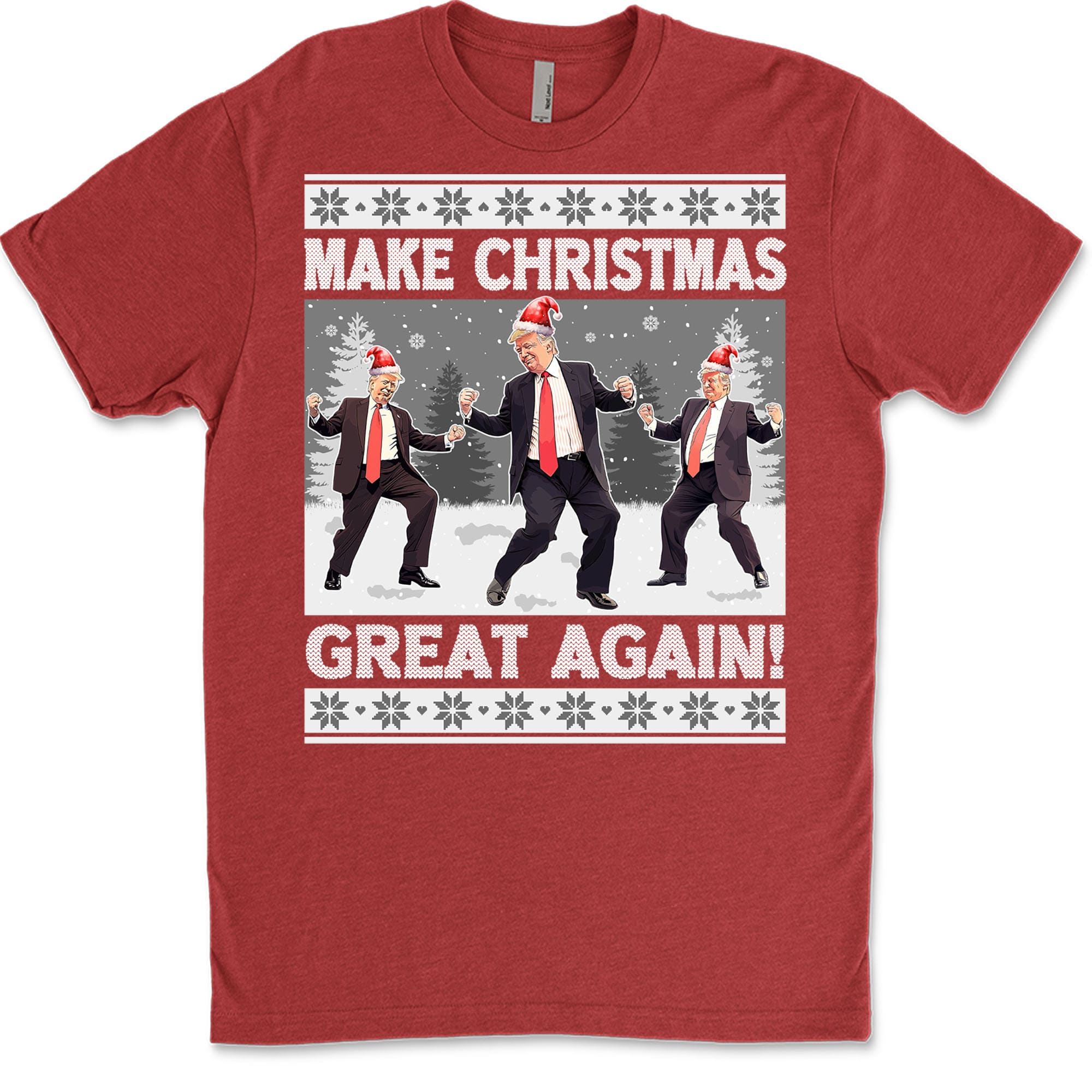 Make Christmas Great Again, Funny Trump Dancing Ugly Sweater, Trump 2024 Sweatshirt, Trump Supporters Christmas Sweatshirt T1383 - GOP