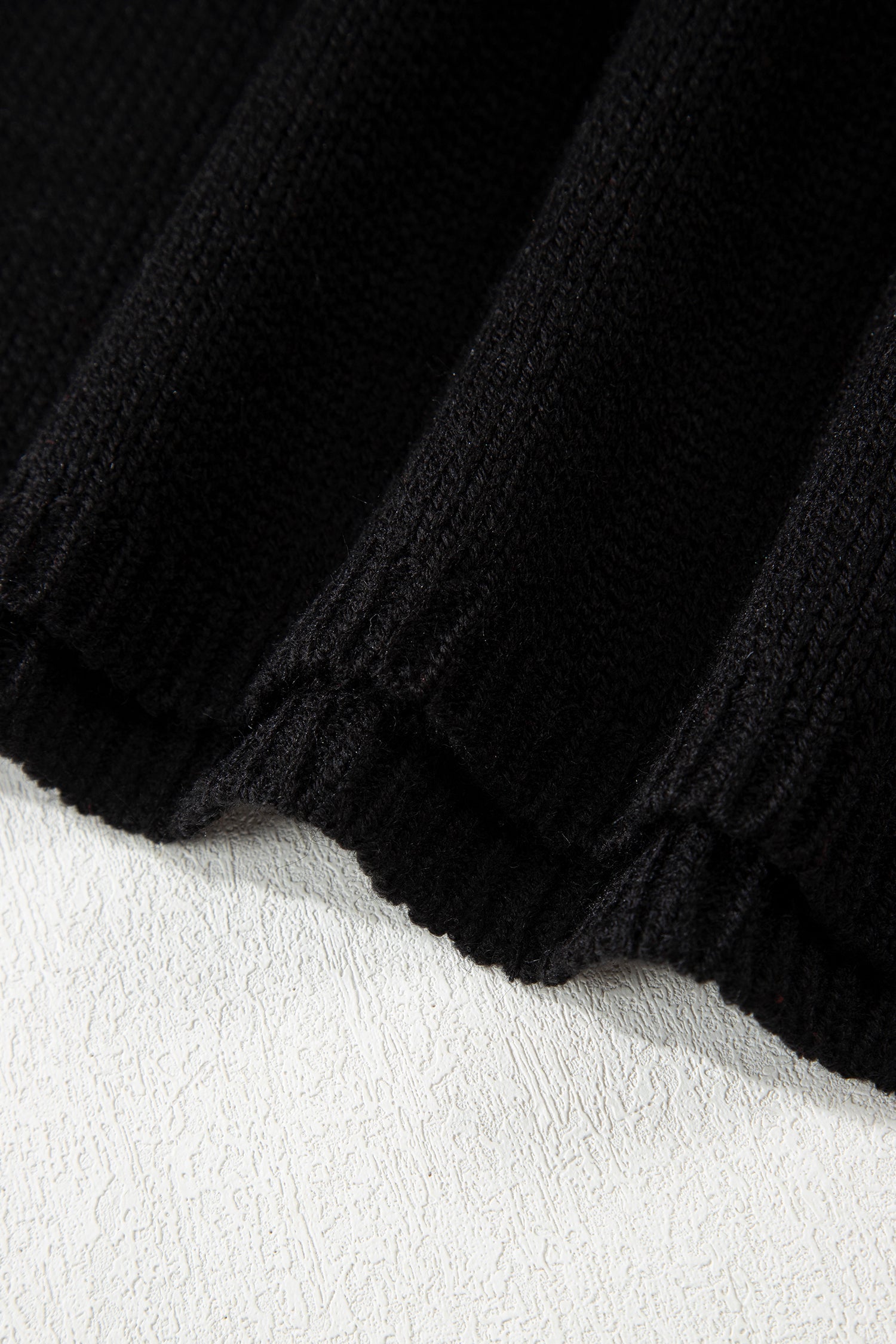 Faye Backless Bubble Sleeve Sweater