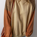 Scarlett Colorblock Drop Shoulder Sweatshirt