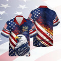 Personalized 250 Years Of America 1776–2026 Hawaiian Shirt, Patriotic Independence Day Hawaii Shirt 684819