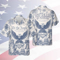 Vintage USA 250 Years Of Freedom Hawaiian Shirt, We The People Tee, Patriotic 4th Of July Hawaii Shirt 685098