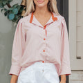 Maren Frilled Collar Down Shirt