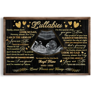 Memorial Canvas - Personalized Canvas Prints - Custom Photo, Gift For Loss Of Stillborn Infant Miscarriage Child