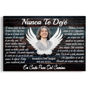 Lienzo Personalizado, Foto Personalizada, Regalos Conmemorativos, Nunca Te Dejé Dem Canvas