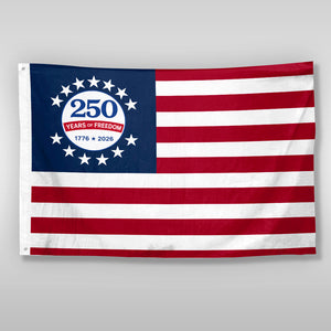 Custom Family Name 250th Anniversary USA Flag House Flag HO82 902762
