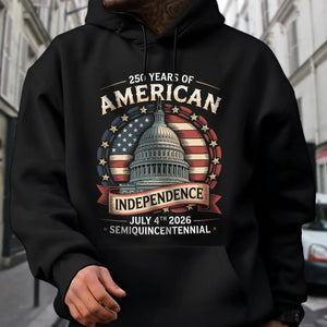250 Years Of America Front Shirt