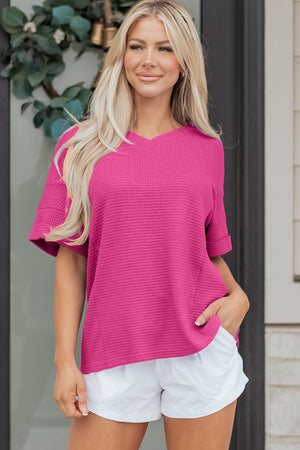 Alexia Short Sleeve Knit Top