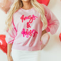 Emery Embroidered Raglan Sleeve Sweatshirt