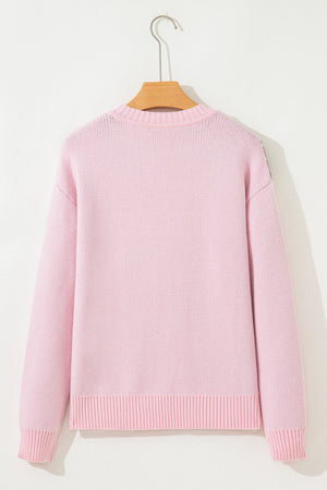 Grehara Man Print Casual Sweater