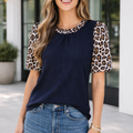 Ayra Patchwork Short Sleeve Top