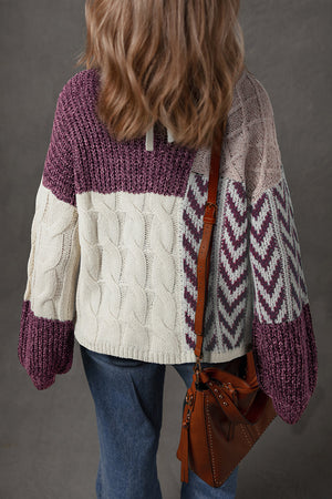 Elliott Back Loose Fit Sweater