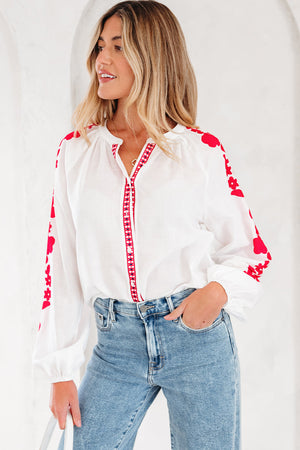 Karibella Sleeve Casual Shirt Long Sleeve Top