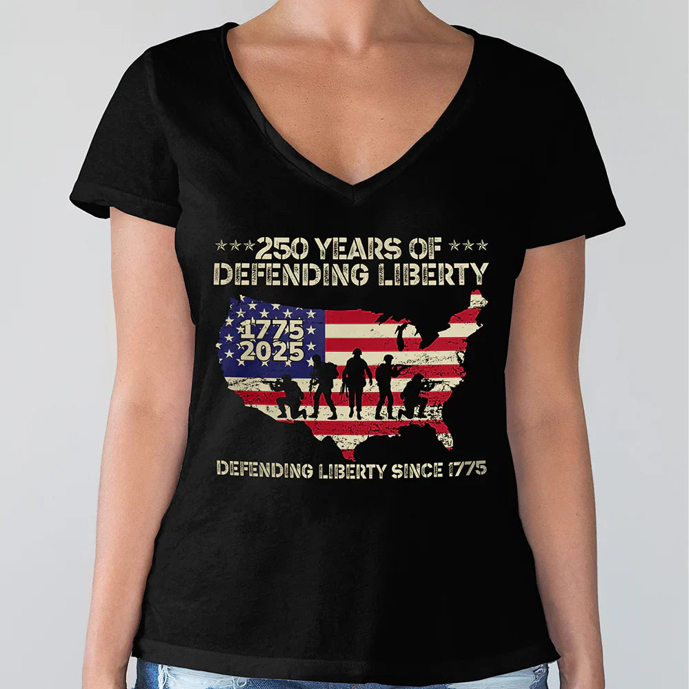 250 Years Of Defending Liberty Front Shirt