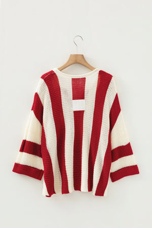 Anika Colorblock Bracelet Sleeve Sweater