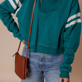 Jadeita Patchwork Drop Shoulder Sweatshirt