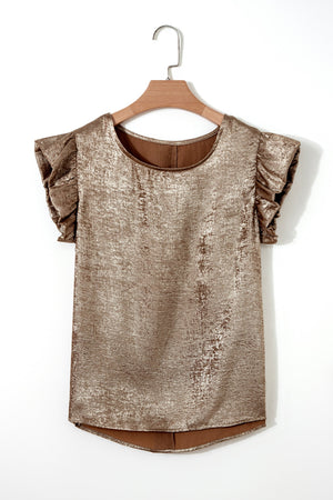Parker Ruffle Trim Sleeveless Top
