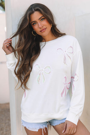 Saratris Drop Shoulder Oversized Sweatshirt