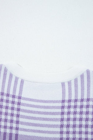 Giuliana Ribbed Trim Loose Sweater